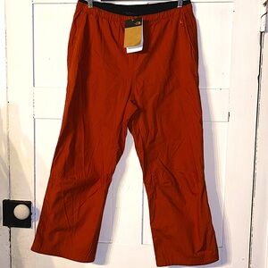 The North Face Hiking Pants Pockets Drawstring Waist Route set Crop Size M New